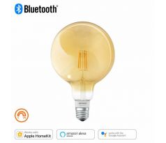 Ledvance LED Filament Smart+ G120 Globe 6W = 52W E27 Gold lesklý 680lm extra teplá bílá 2400K Stmívatelná aplikace Google Alexa Apple HomeKit Bluetooth